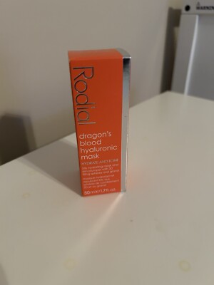 Rodial Dragon's Blood Hyaluronic Mask Hydrate & Tone 1.7 fl oz Full Size New