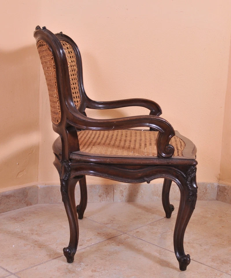 Antique Baroque armchair for children, - Image 3 of 4