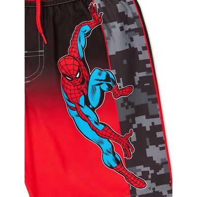 Costume Mutandina Spiderman, Marvel, Slip da Mare Bambino, Bianco