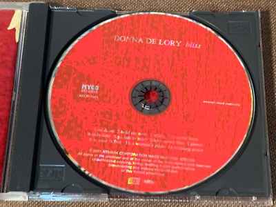 DONNA De LORY Bliss JAPAN CD AECP-1001 w/ PS + JPN BOOKLET Madonna