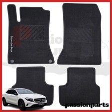 TAPPETI MERCEDES GLA X156 DAL 2013 IN MOQUETTE CON RICAMO E 2 FISSAGGI SET 4 PZ