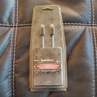Radio Shack Gold Series 6' Digital IEEE 1394 Cable 4 Pin to 4 Pin New
