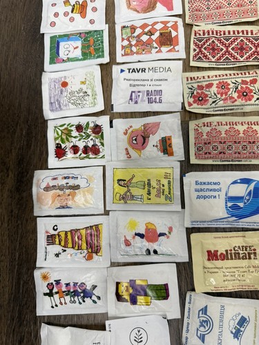 Large exclusive collection of sugar sticks from Ukraine and other -500pcs - Picture 8 of 11