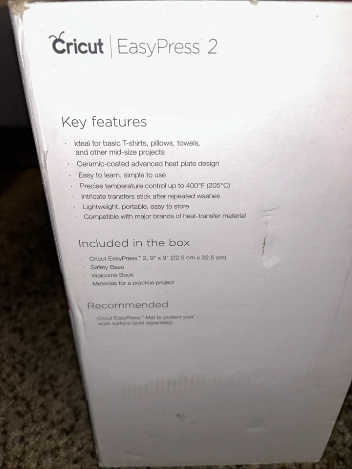 🔥NEW Cricut Easy Press 2 9x9 inch Heat Press Machine - Image 4 of 4