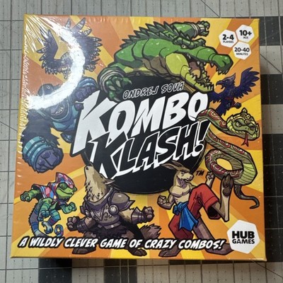 Kombo Klash Board Game Tile-Laying Game by Ondrej Sova New Sealed Hub Games