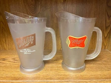Miller High Life or Schltz plastic pitcher - your choice of ONE