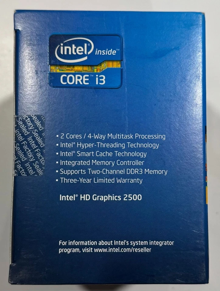 Intel BX80637I33210 SR0YY Core i3-3210 Processor 3M Cache, 3.20 GHz NEW - Image 3 of 4