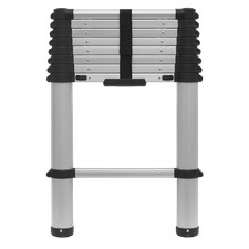 Image of Sealey Aluminium Telescopic Ladder 9-Tread EN 131 Professional Lightweight ATL09