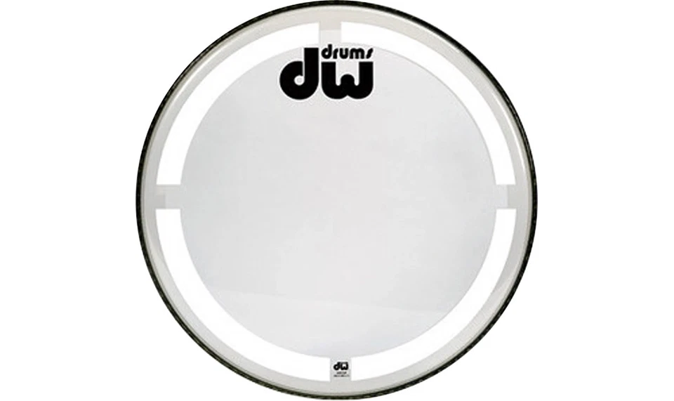 Cabezal de bombo transparente recubierto DW 22 pulgadas Foto 2 de 3