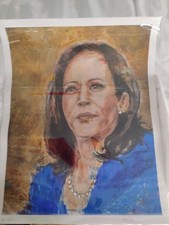 Kamala Harri: Change Gonna Come Limmited-edition Joan Baez Signed Print