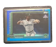 2025 Topps Pro Debut #PD-124 Bernard Moon Blue Foil RC /150 Reds/Tortugas
