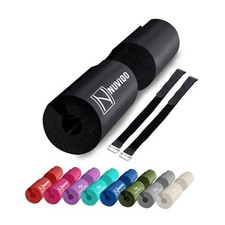 Barbell Pad Squat Pad for Lunges and Squats - Hip Thrust Pad for Standard Black