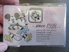Disney Mickey & Minnie Mouse Love Heart Valentines 1 Gram 999 silver in card