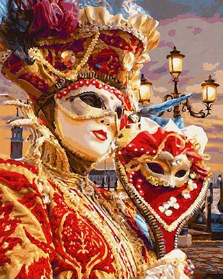Malen nach Zahlen Karneval in Venedig! (Simba Dickie (Noris Spiele GmbH) +++)