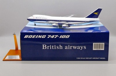 B747-100 BRITISH AIRWAYS BOAC Farben REG: G-AWNI W/S - JC WINGS JC2030 1/200