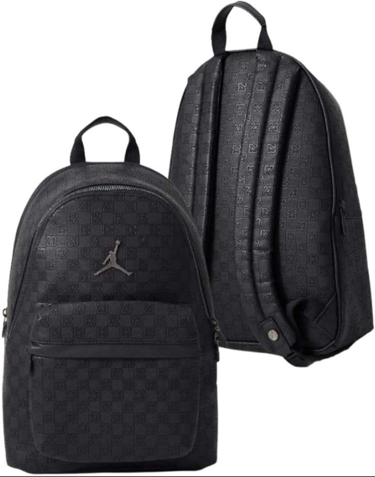 Nike Jordan Monogram Backpack 23 Jumpman Black MA0758-023 Nike Jordan Monogram Backpack 23 Jumpman Black MA0758-023