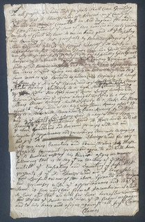 1753 AMERICAN COLONIAL MANUSCRIPT DEED NORWICH CT. EBENEZER WOODS