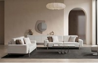 Sofa Set 3 Sitzer Modern Weiss Edel Luxus Design Wohnzimmer