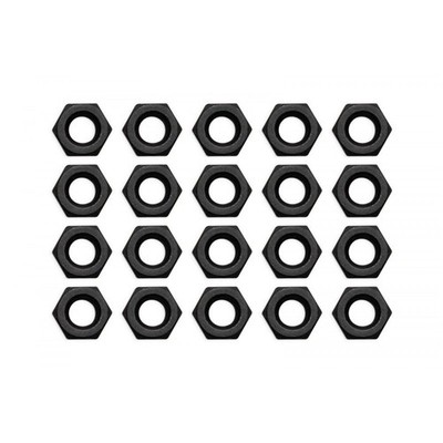 EK Water Blocks EK-Loop Nuts Set M4 - 20 Stück - schwarz