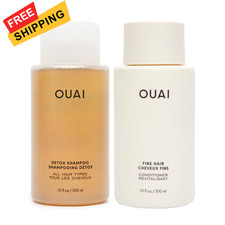OUAI Detox Shampoo  Fine Hair Conditioner Bundle - 20 Fl Oz Pack of 1 