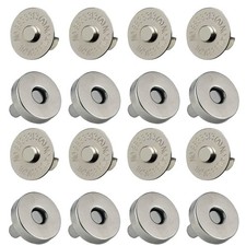 20 Set 18mm Magnetic Snaps Purse Magnetic Button Replacement Fastener Clasp