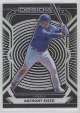 2021 Panini Chronicles Obsidian Anthony Rizzo #34 07rd