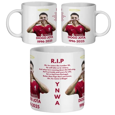Diogo Jota Mug Liverpool Fan Cup Legend 20 RIP Commemorative Souvenir Gift
