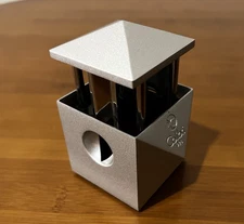 Colibri Quasar 2-in-1  Desk Table Top Cigar Cutter - Silver - Lowest eBay Price