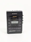 Sony Walkman Cassette WM-F2085 Black 90s AM/FM Radio New Belt Works! Vintage
