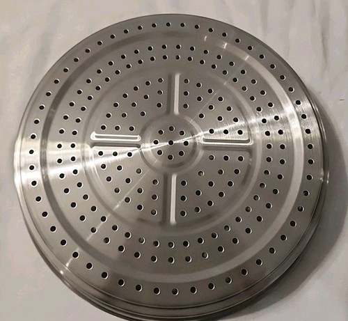 CURTIS STONE VAPORIERA VASSOIO ACCIAIO INOX *ADATTO* 12 IN PADELLA MULTIUSO CON COPERCHIO - Foto 10 di 13