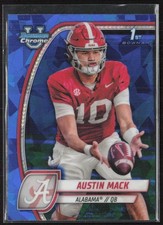 2024 Bowman University Sapphire #87 Austin Mack Alabama Crimson Tide (C4)
