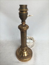 Ancienne petite lampe en bronze de style Empire en état de marche - Hauteur : 22