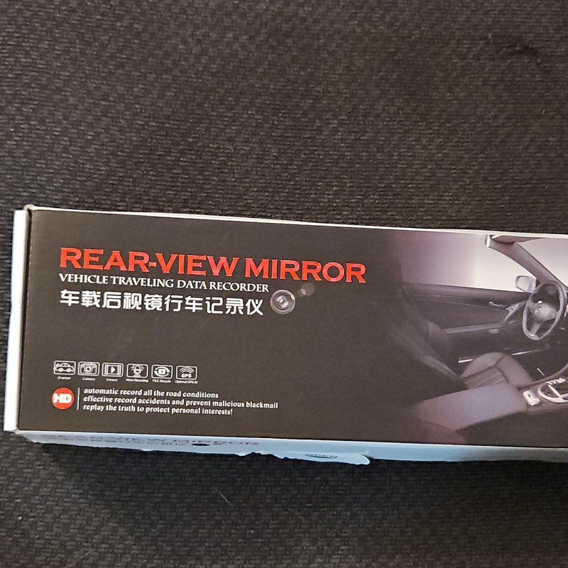 Rear View Monitor w/o Cam Kit Vehicle Data Recorder Universal vtdr437 New