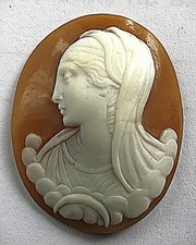 XIXè CAMEE COQUILLE SHELL