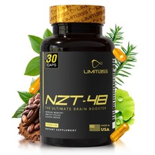 NZT-48 Brain Booster | Nootropic Brain Supplements for Memory and Focus | Premiu