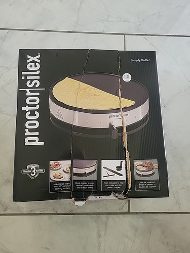 Silex Electric Crepe Maker with 13” Nonstick Griddle for Eggs, Pancakes, Omelets - Picture 9 of 12