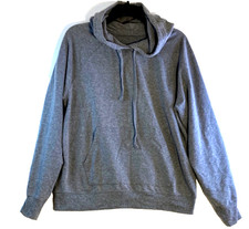 Women's Heather Gray Long Sleeve Hoodie Size M
