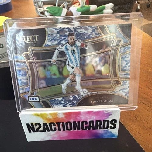 2023-24 Panini Select FIFA Lionel Messi Field Level Winter Camo Prizm /99