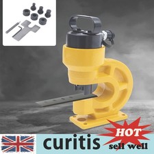 Hydraulic Punching Machine Copper Metal Angle Iron Hole Puncher 3/8"-3/4"