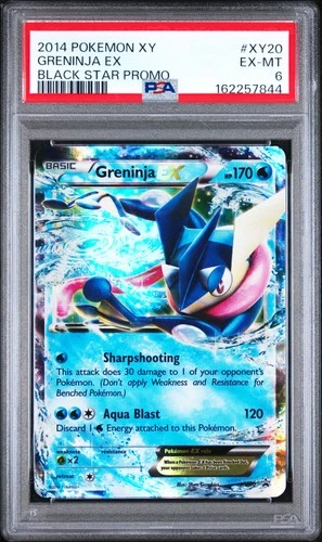 2014 POKEMON XY BLACK STAR PROMO #XY20 GRENINJA EX PSA 6
