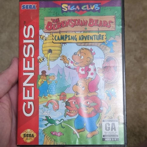 SEGA Berenstain Bears' Camping Adventure Sega Genesis NTSC-U/C Manual 1994