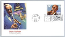 1995 Fleetwood Benny Goodman FDC