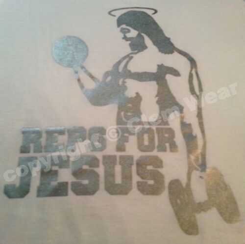 GYM muscle VEST racer y back tank REPS FOR JESUS Special Edition bodybuilding - Picture 8 of 28