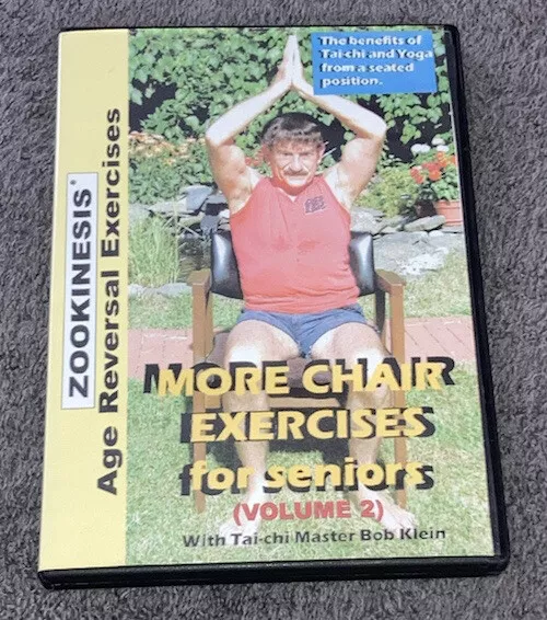 Zookinesis DVD Age Reversal Chair Exercises Seniors Tai Chi Bob Klein  Volume 2