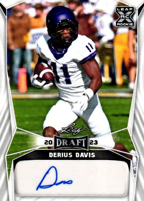 2023 Leaf Draft #BA-DD2 Derius Davis Autographs
