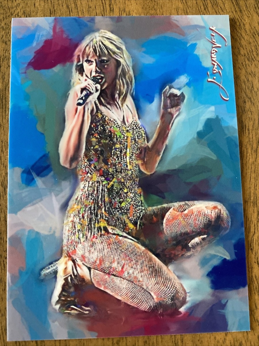 Taylor Swift #4 Art Card Limited Numbered xx/50 Edward Vela Signed