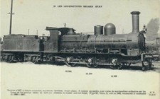 CPA Fleury - Chemins de fer de l'Etat Belge - Locomotive 927 - Rare Série