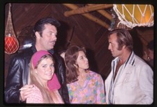 Max Baer Jr George Montgomery 1970's Trader Vics Original 35mm Transparency