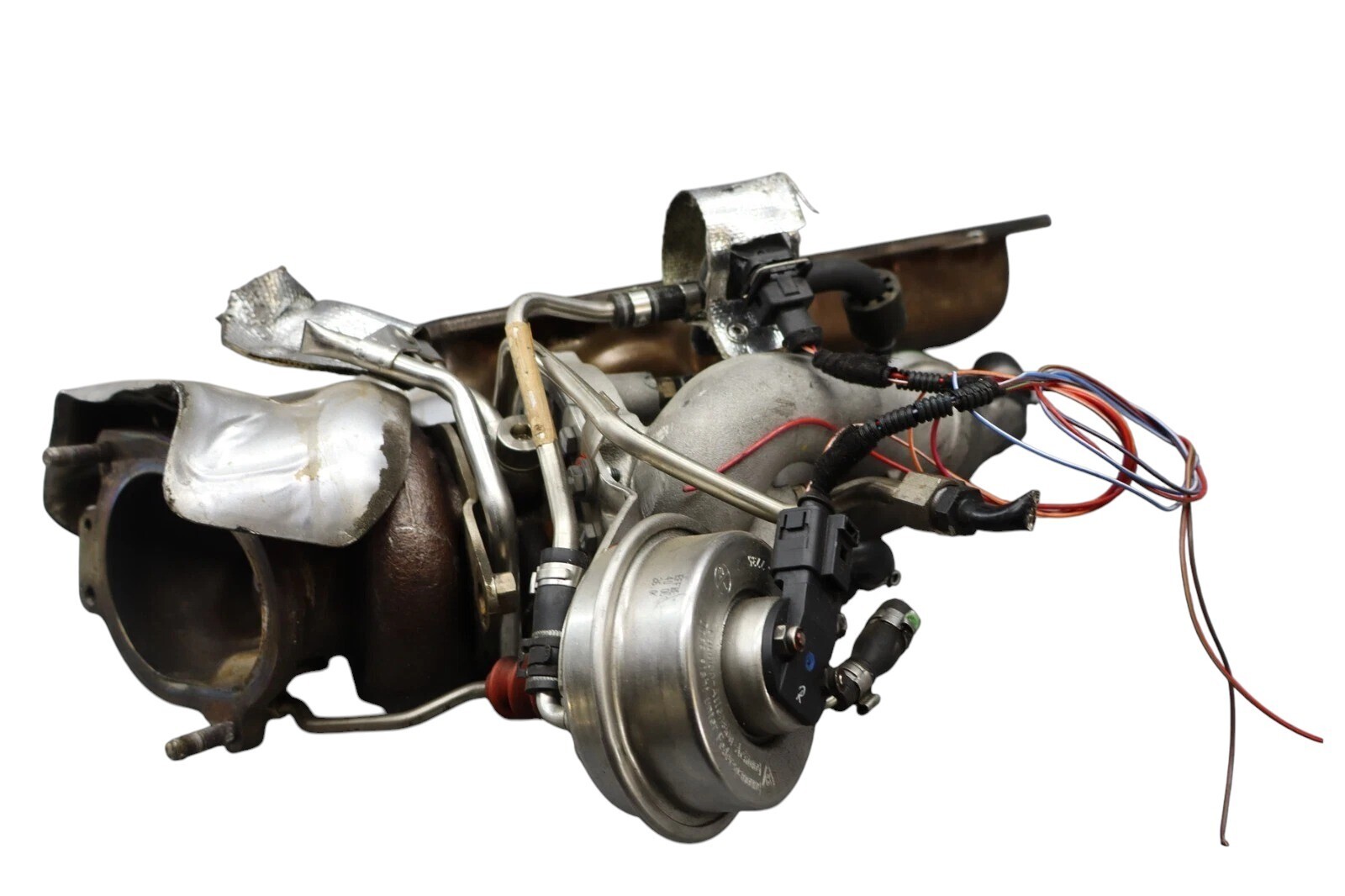 03-08 Bentley Continental GTC GT 6.0L Left Side Turbocharger  Turbo Manifold OEM