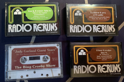 Radio Reruns Radio Reruns Cassettes Bing Crosby, Jack Benny, Judy Garland | eBay